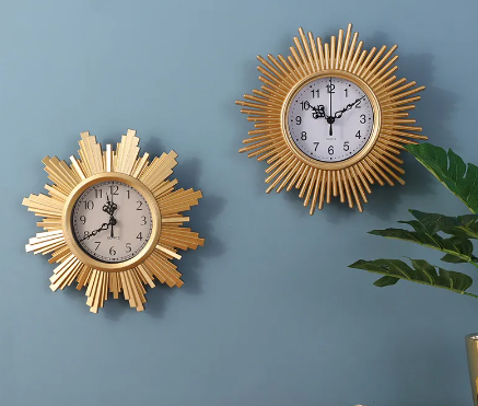 Plastic Wall Clock 25 cm Assorted Colours and Designs 6984
