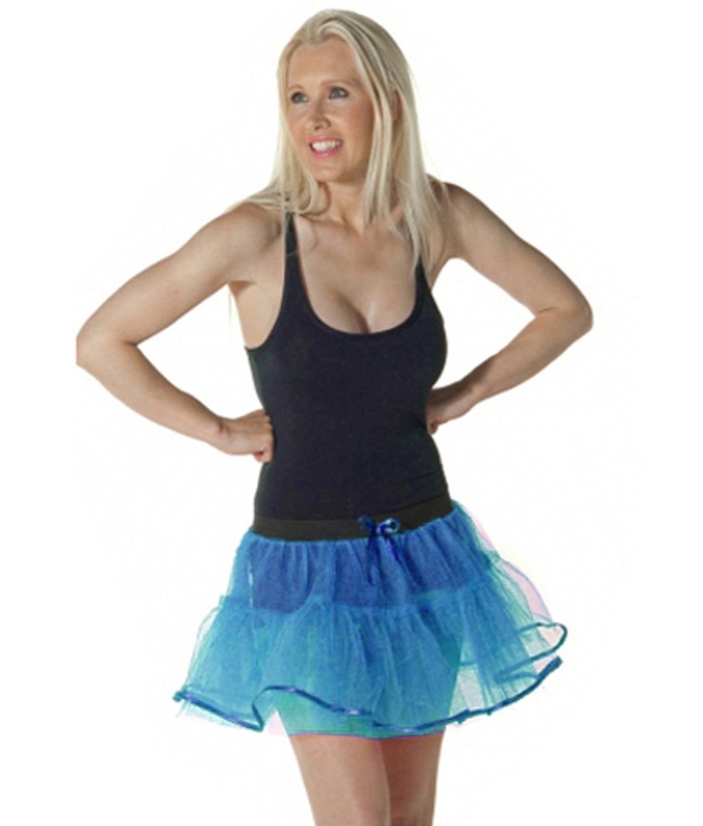 Crazy Chick Adult 4 Layers Turquoise Tutu Skirt