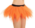 Crazy Chick Adult 6 Layer Orange Petal Pumpkin Tutu Skirt