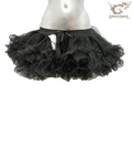 Crazy Chick Adult Black Burlesque Ruffle Tutu Skirt