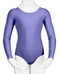 Crazy Chick Girls Shiny Lycra Navy Blue Leotard