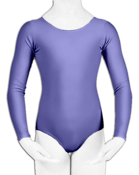 Crazy Chick Girls Shiny Lycra Navy Blue Leotard