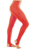 Crazy Chick Girls Shiny Red Stirrup Leggings