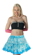 Crazy Chick Adult Turquoise Organza Tutu Skirt