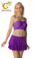 Crazy Chick Adult Boob tube Purple