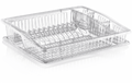 Transparent Step Dish Drainer Rack with Tray D07106