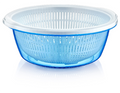 Plastic Strainer with Bowl 4.5L Assorted Colours D10211