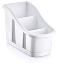 Plastic Step Cutlery Holder with Drip Tray Assorted Colours D14003