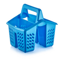 Plastic Sink Cutlery Holder 4 Sections 10 x 16 cm Assorted Colours D14007