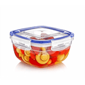 Square Clear Plastic Food Storage Container with Sealing Lid 900ml D30103