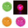 Pet Dog Flashing Light Up Spikey LED Ball Assorted Colours 0059