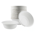 Disposable Compostable Eco-Bio Bagasse Sugarcane Bowls 12oz Pack of 50 EC0102