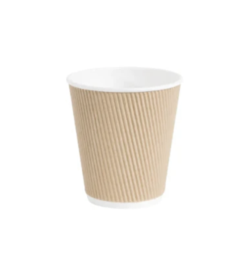 Double Kraft Paper Coffee Cups 8oz / 235ml Pack of 25 EC0218