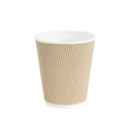 Double Kraft Paper Coffee Cups 12oz / 340ml Pack of 25 EC0225