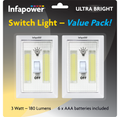 COB Switch Light Value Pack Of 2 F043