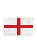 St George Cross Flag 3ft x 2ft – Classic Red Cross White Background, SKU F77350