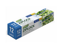 Large Ziplock Food Storage Bags 22 x 22 cm Pack of 12 FDZIP2