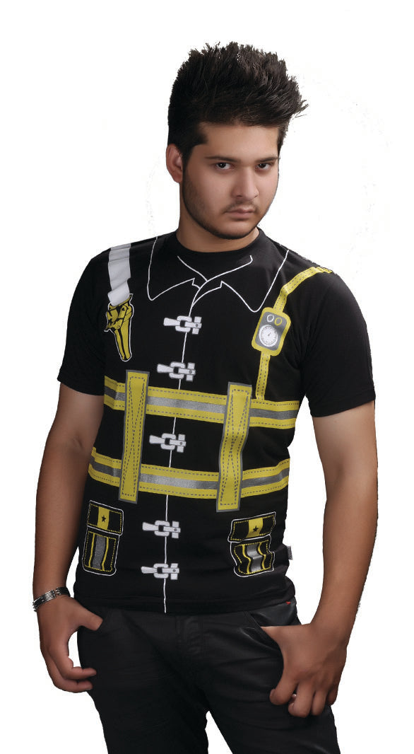 Wickedfun Fire Fighter Printed TShirt