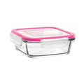 Glass Food Storage Container 400cc Assorted Colours FRS237KDP A