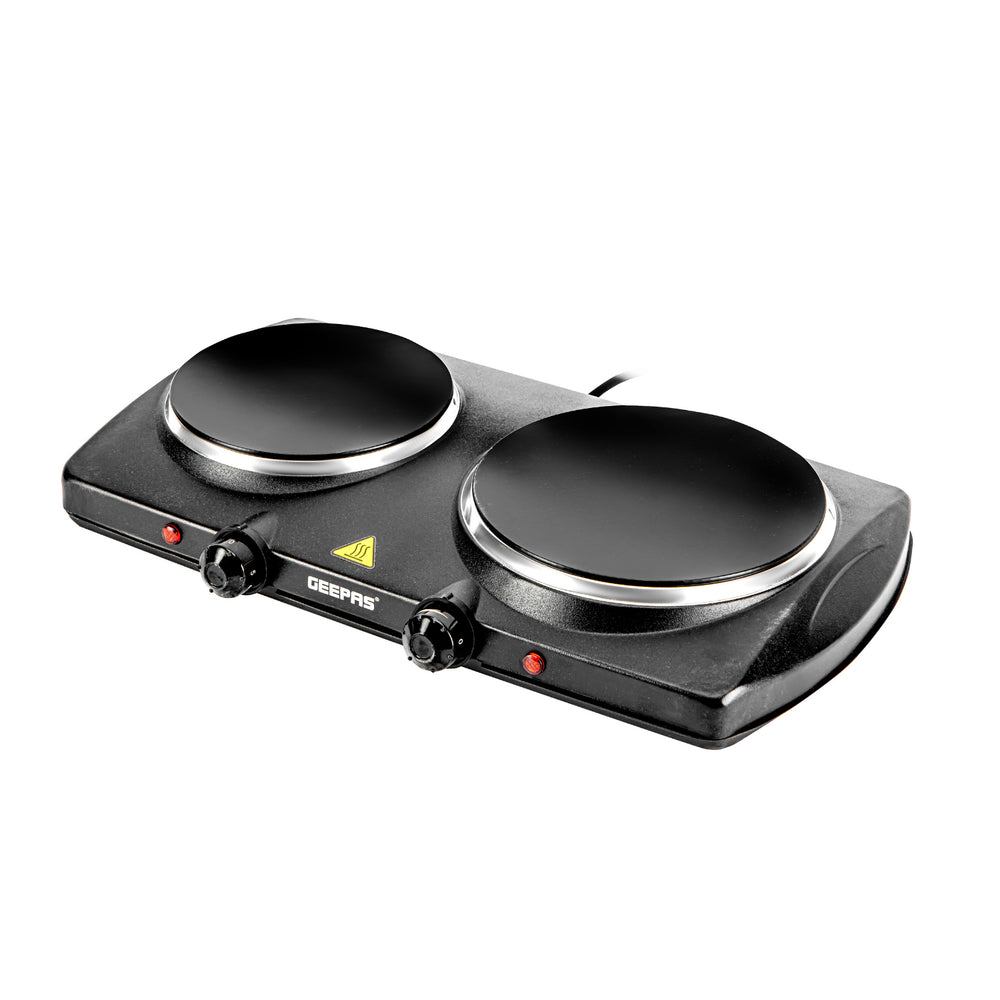Portable Ceramic Electric Hot Plate Double 2000W GCP32026UK