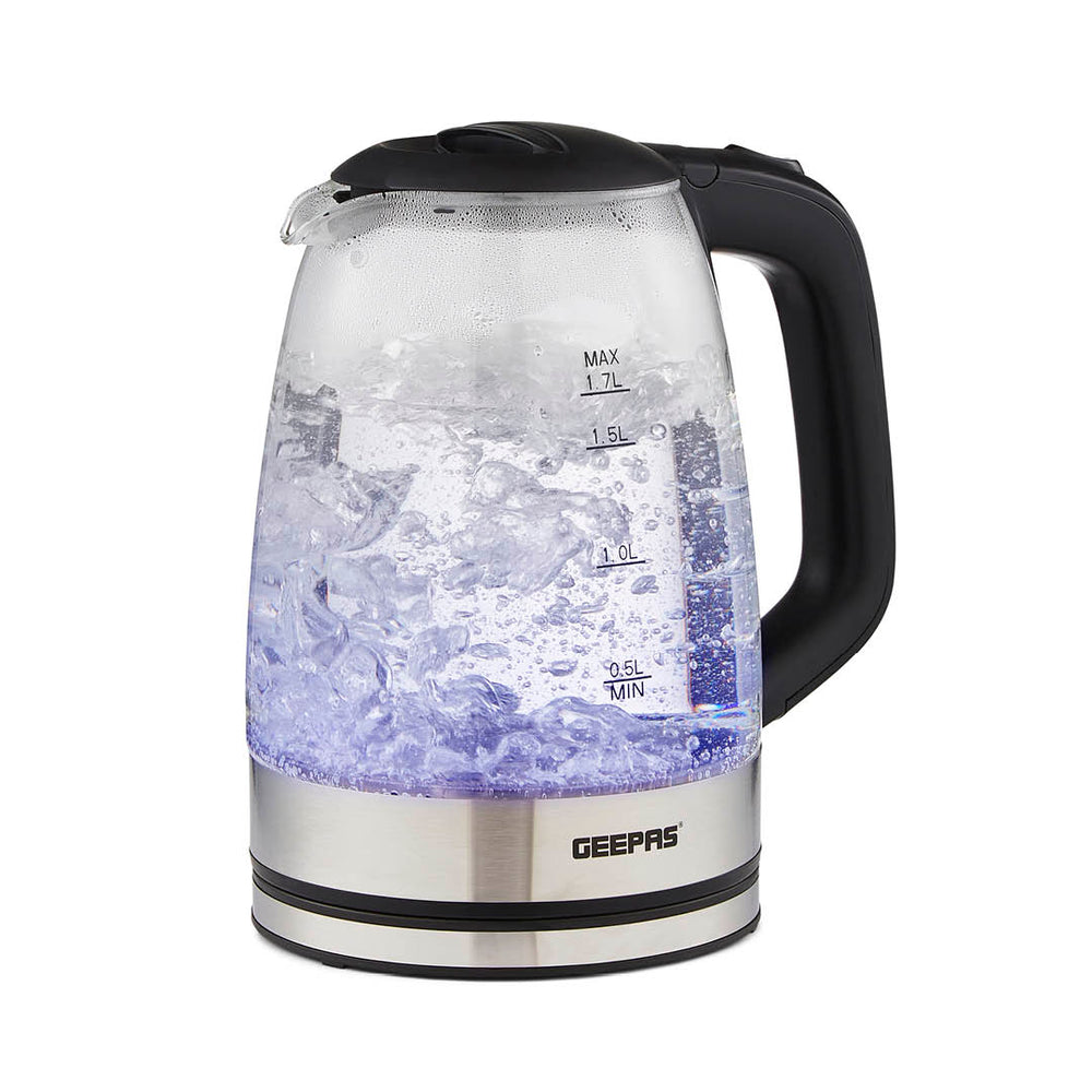 Glass Cordless Electric Kettle 1.7L 1500W Black GK38058UKBK