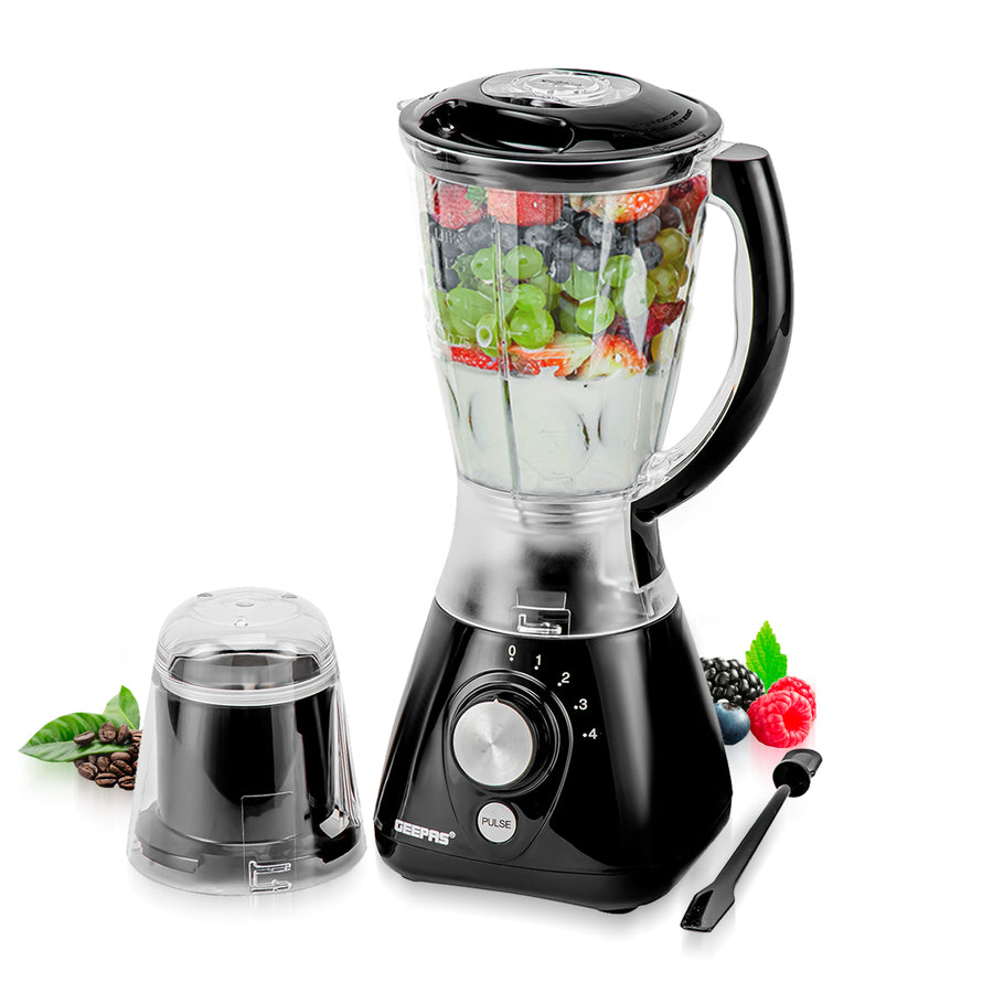 2-In-1 Portable Food Jug Blender and Coffee Grinder 1.5L Black GSB44092BK