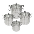 Aluminium Cous-Cous Pot Set of 4 16-18-20-22  9516