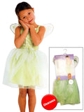 Wickedfun Girls Green Pixie Fairy Costume