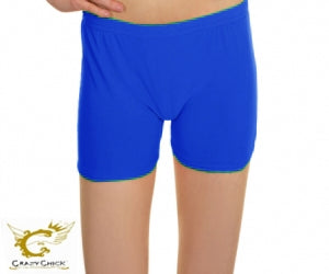 Crazy Chick Girls Microfibre Royal Blue Hot Pants