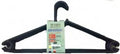 Plastic Wardrobe Clothes Hangers Pack of 6 Assorted Colours H0271