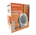 Daewoo Plastic Upright Fan Heater 2000W White HEA1927  A W25