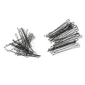 Black Metal Bobby Hair Pin 2 Sizes 7290