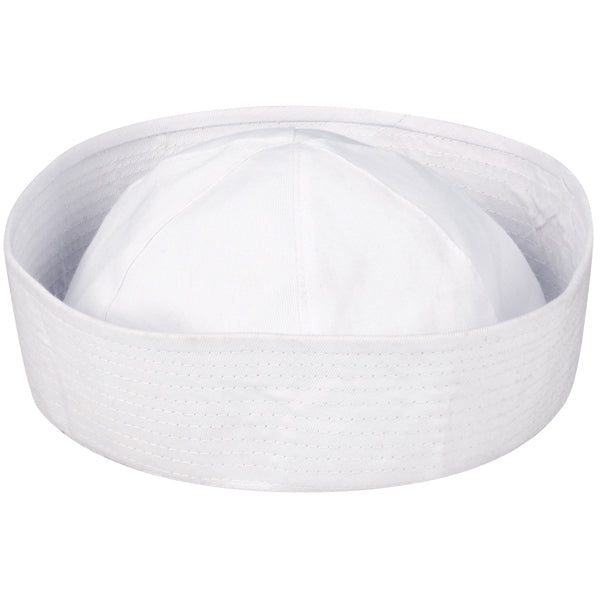 Hat Fabric White Doughboy Style