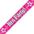 Hen Party Banner Holographic (9 ft)