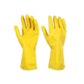 Yellow / Orange Latex Washing Up Cleaning Household Gloves Extra Large 1139