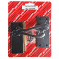 4" Vic Scroll Latch Handle Black 7277 A