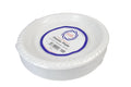 9" White Plastic Plates For Picnics Birthdays Parties Pack of 100  2455