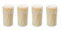 IIGEurope Bamboo Cocktail Sticks Toothpicks Pack of 4