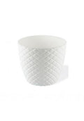 Diamond Cut Round Plant Pot No 3 18 x 16 cm Assorted Colours KRS203