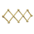 Wooden Diamond Style Door Wall Hook Cloth Coats Jackets Hanger 10 Studs 0932