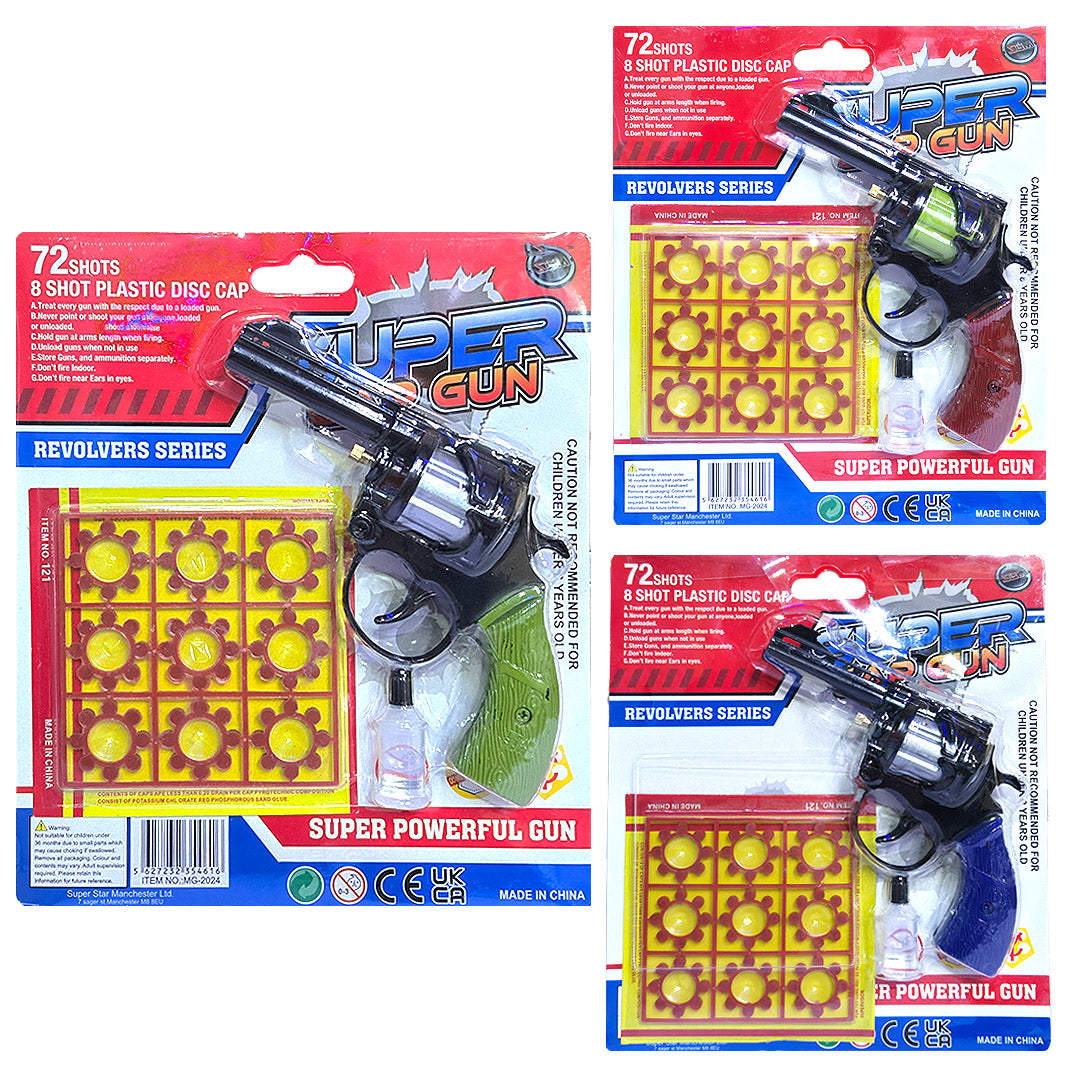 MG-2024 Metal Cap Gun & 72 Shots