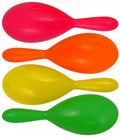 Maracas 19cm 4 Assorted Colors (Pack of 12)