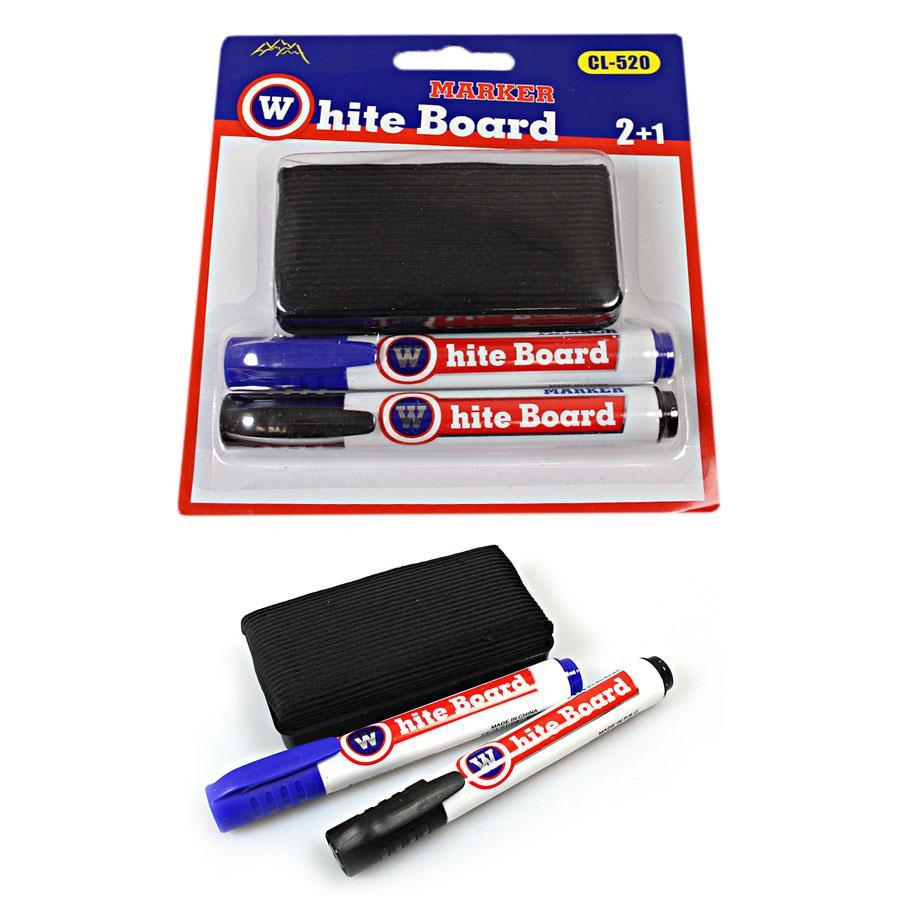 Whiteboard Marker Pens and Eraser Set 5124