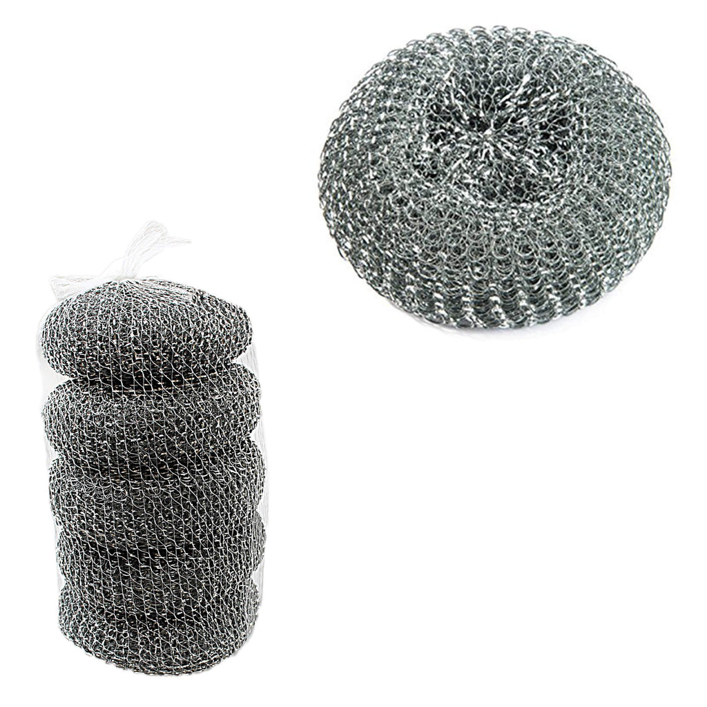 Stainless Steel Washing Up Scourers Pack of 4 4082 / ST9992 A