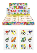 Children's Fun Sticker Tattoos Football Style (4cm) Assorted Designs N51047