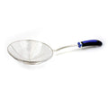 Metal Frying Oil Drainer Net Scoop  Strainer with Plastic Handle 40cm 0672