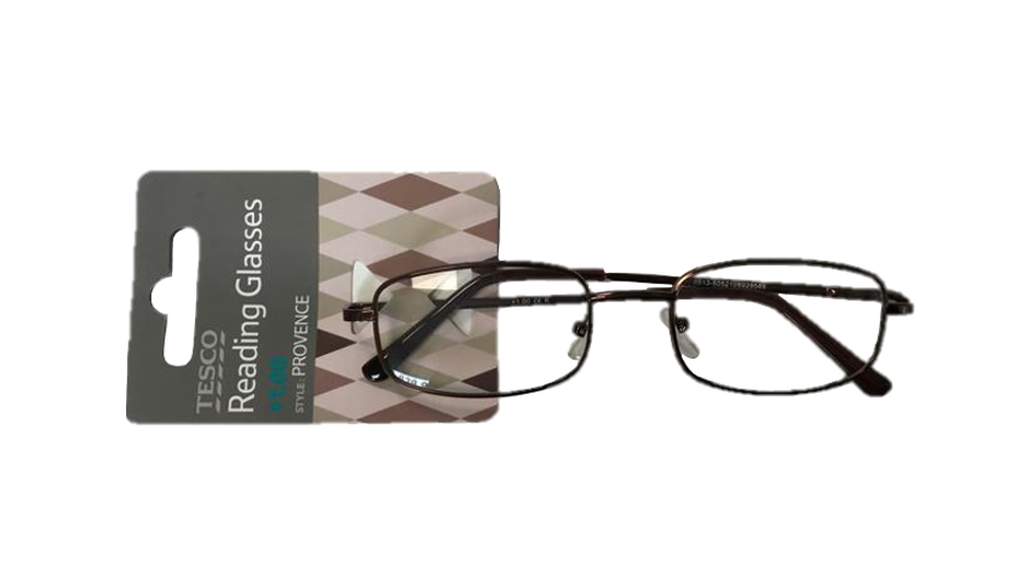 Reading Glasses +1.50 Metal Frame Assorted Colours PROVENANCE150