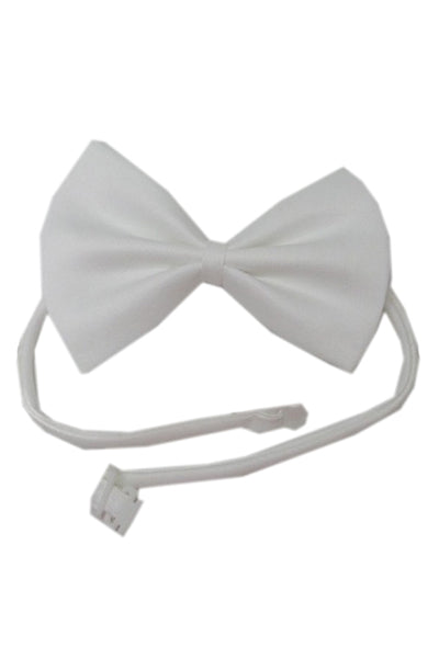Wickedfun White Bow Tie