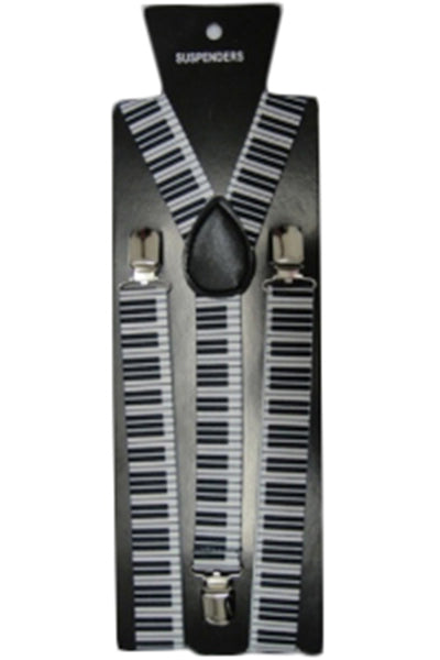 Wickedfun Piano Printed Braces (2.5 cm)
