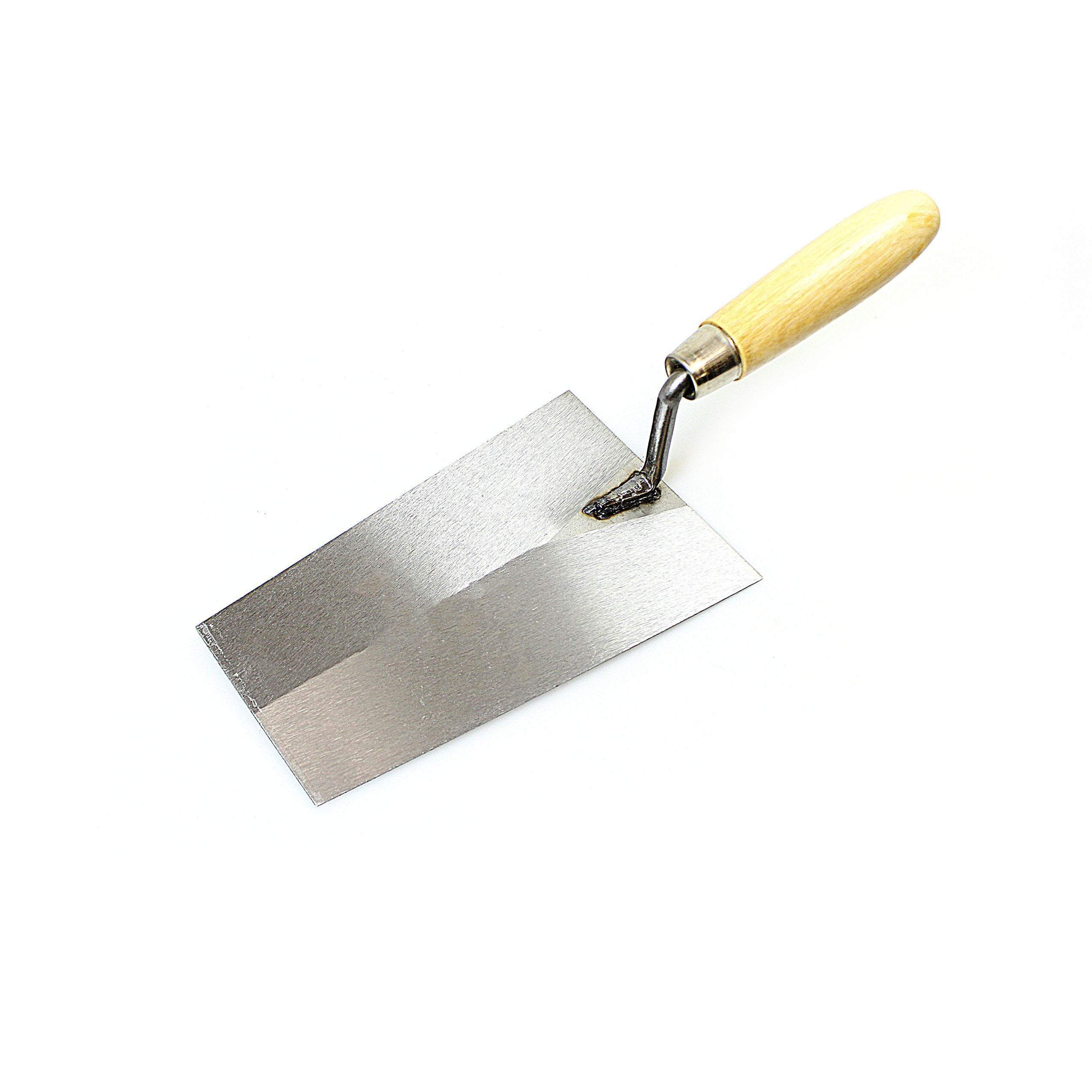 Builder's Plastering Brick Trowel Spatula with Straight Edge 1907